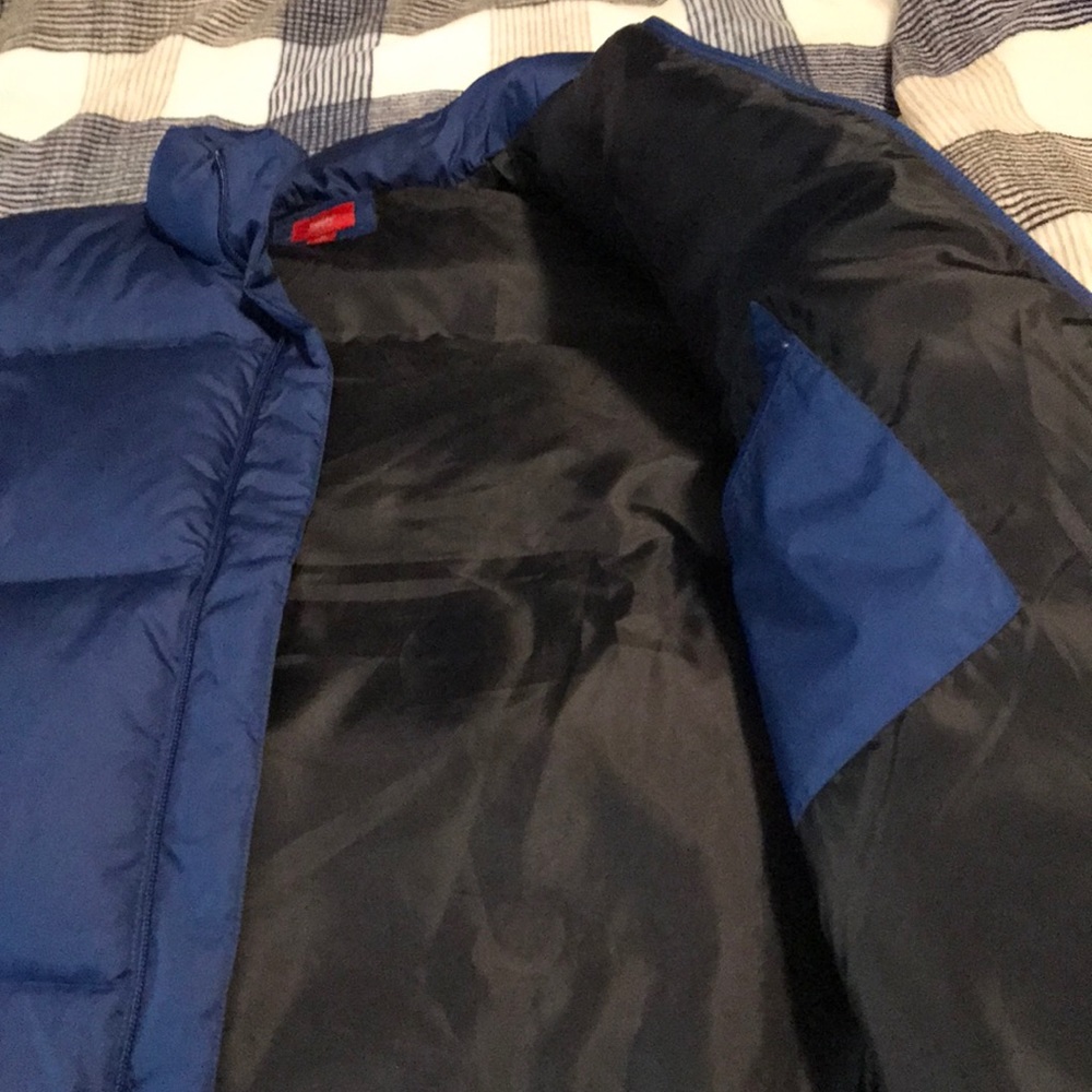 Winter down filled vest jacket